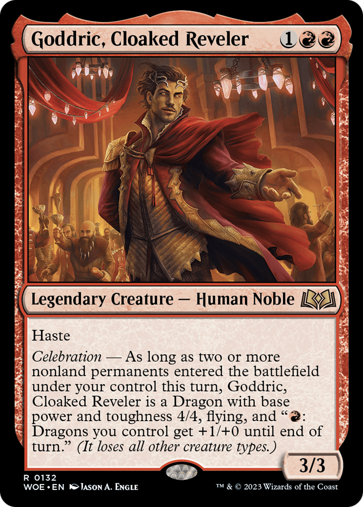 Goddric, Cloaked Reveler (WOE-132) - Wilds of Eldraine - Premium MTG Single from Wizards of the Coast - Just $0.08! Shop now at Game Crave Tournament Store