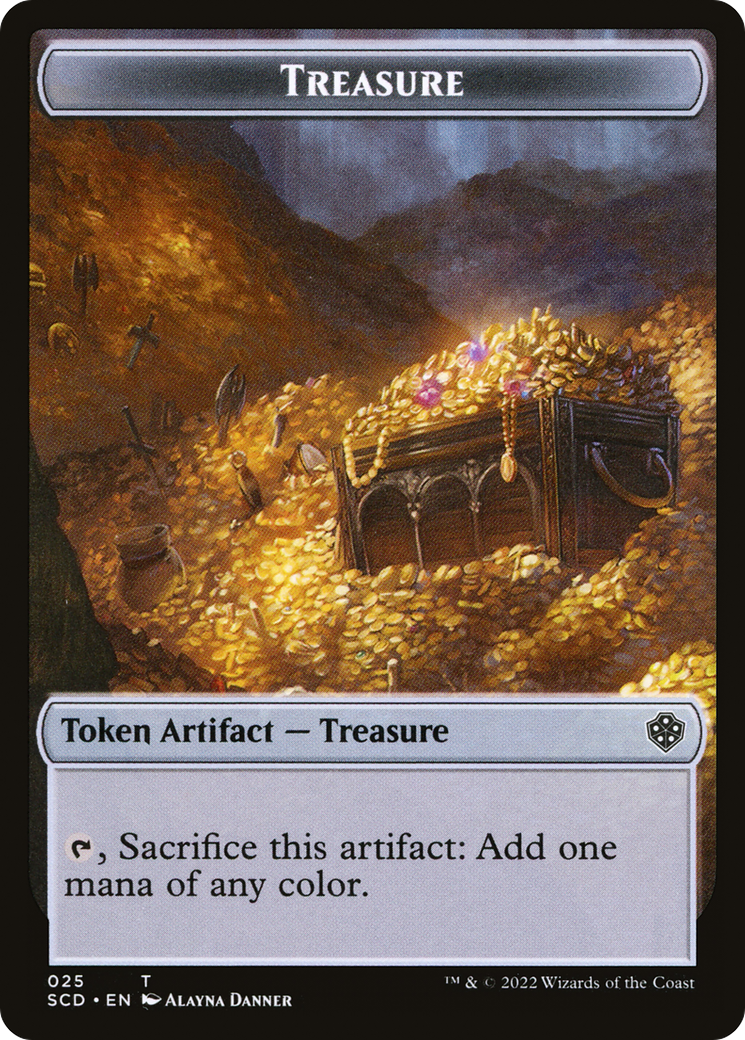 Treasure (TSCD-025) - Starter Commander Deck Tokens - Premium MTG Single from Wizards of the Coast - Just $0! Shop now at Game Crave Tournament Store