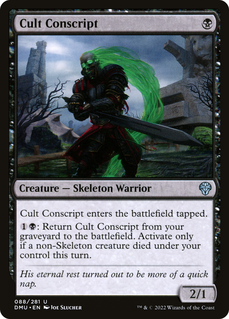 Cult Conscript (DMU-088) - Dominaria United - Premium MTG Single from Wizards of the Coast - Just $0.25! Shop now at Game Crave Tournament Store