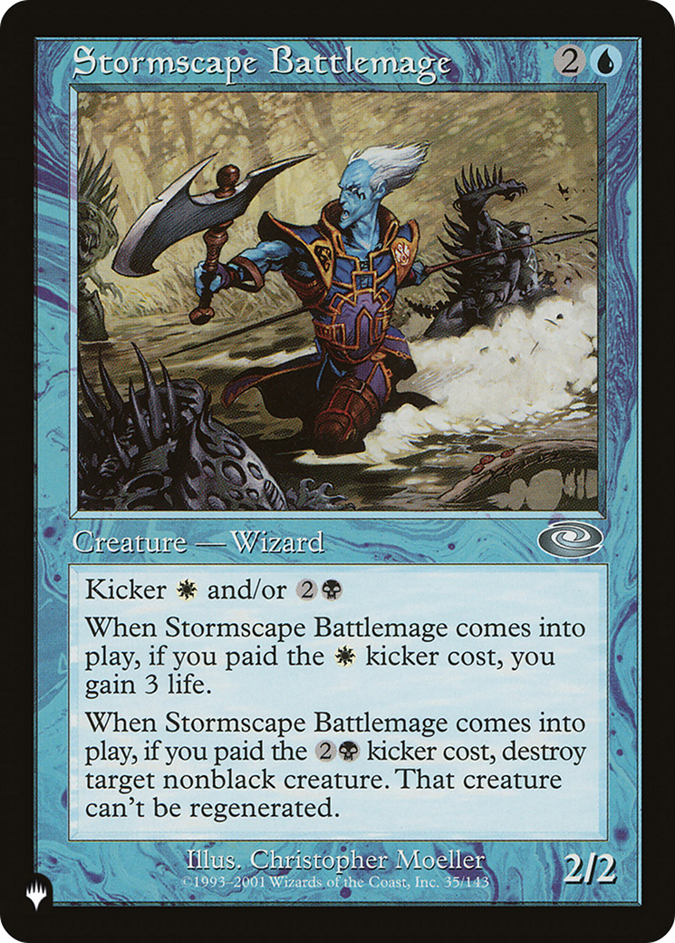 Stormscape Battlemage (PLIST-1033) - The List - Premium MTG Single from Wizards of the Coast - Just $0.25! Shop now at Game Crave Tournament Store