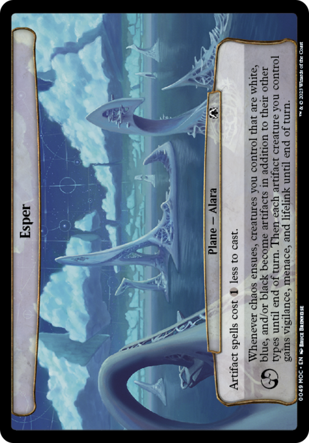 Esper (MOC-049) - March of the Machine Commander - Premium MTG Single from Wizards of the Coast - Just $0.94! Shop now at Game Crave Tournament Store
