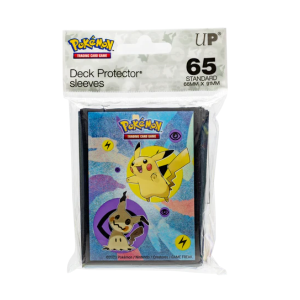 Ultra Pro Pokemon Deck Protectors Pikachu & Mimikyu (65ct) - Standard - Premium from Ultra Pro - Just $9.99! Shop now at Game Crave Tournament Store