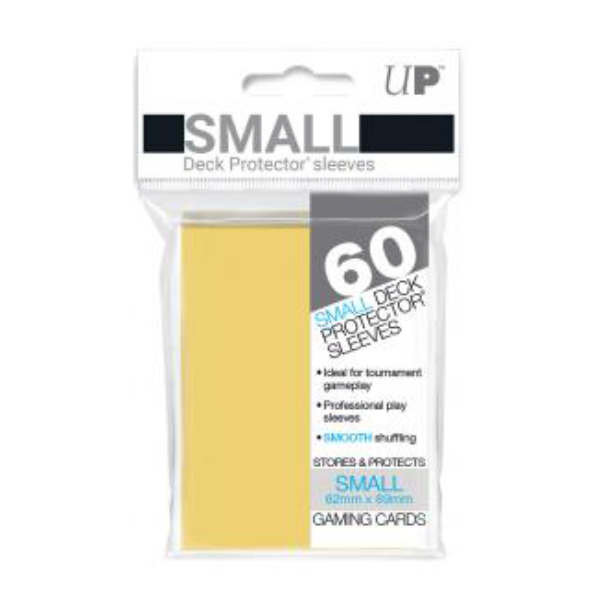 Ultra Pro Deck Protectors Solid Yellow (60ct) - Small - Premium from Ultra Pro - Just $3.99! Shop now at Game Crave Tournament Store