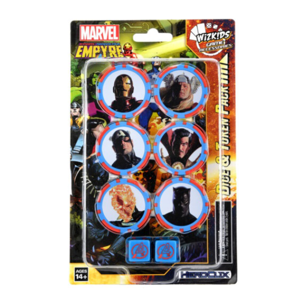 HeroClix - Avengers/Fantastic Four Empyre Dice & Token Pack - Premium HCX Sealed from WizKids - Just $9.99! Shop now at Game Crave Tournament Store