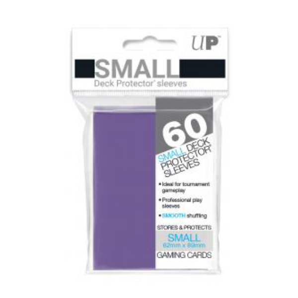 Ultra Pro Deck Protectors Solid Purple (60ct) - Small - Premium from Ultra Pro - Just $3.99! Shop now at Game Crave Tournament Store