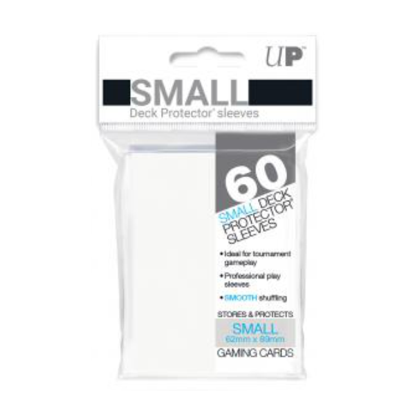 Ultra Pro Deck Protectors Solid White (60ct) - Small - Premium from Ultra Pro - Just $3.99! Shop now at Game Crave Tournament Store