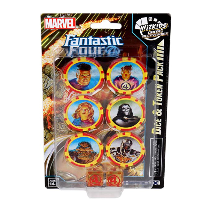 HeroClix Fantastic Four Dice & Token Pack - Premium HCX Sealed from WizKids - Just $9.99! Shop now at Game Crave Tournament Store
