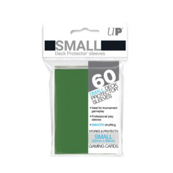 Ultra Pro Deck Protectors Solid Green (60ct) - Small - Premium from Ultra Pro - Just $3.99! Shop now at Game Crave Tournament Store