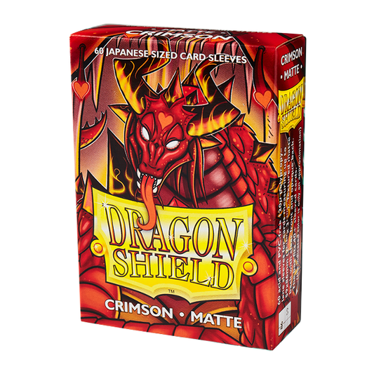 Dragon Shield Crimson (60 ct) - Matte - Japanese - Premium Card Sleeves from Arcane Tinmen - Just $6.99! Shop now at Game Crave Tournament Store