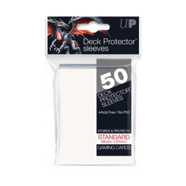 Ultra Pro Deck Protectors Solid White (50ct) - Standard Ultra Pro Deck Protectors Solid White (50ct) - Standard