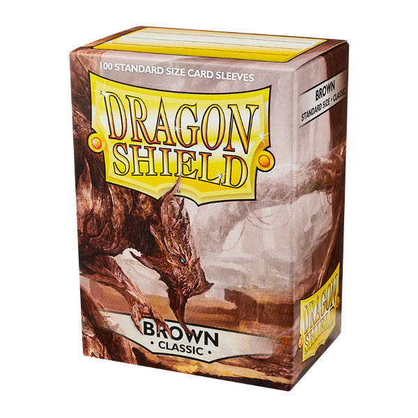 brown card sleeves Dragon Shield Brown (100 ct) - Classic