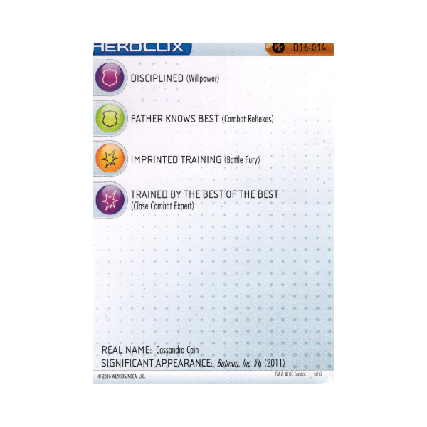 Black Bat #D16-014 DC HeroClix Promos - Premium HCX Single from WizKids - Just $3.00! Shop now at Game Crave Tournament Store