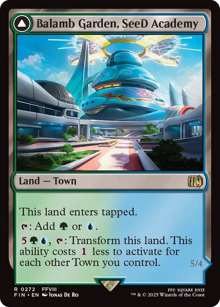 Balamb Garden, SeeD Academy // Balamb Garden, Airborne (FIN-272) - FINAL FANTASY Foil - Premium MTG Single from Wizards of the Coast - Just $0.13! Shop now at Game Crave Tournament Store