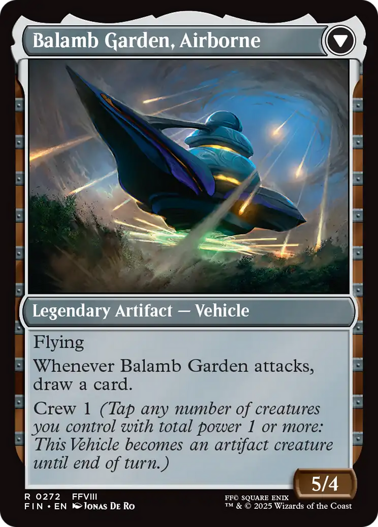 Balamb Garden, SeeD Academy // Balamb Garden, Airborne (FIN-272) - FINAL FANTASY - Premium MTG Single from Wizards of the Coast - Just $0.09! Shop now at Game Crave Tournament Store