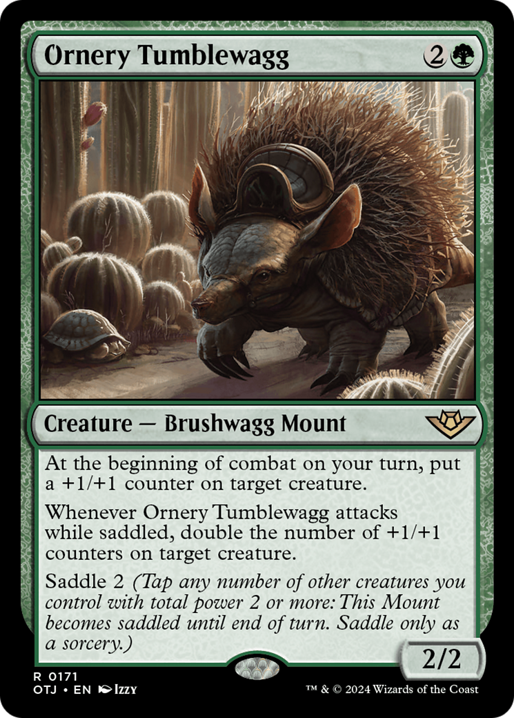 Ornery Tumblewagg (OTJ-171) - Outlaws of Thunder Junction Foil - Premium MTG Single from Wizards of the Coast - Just $0.36! Shop now at Game Crave Tournament Store