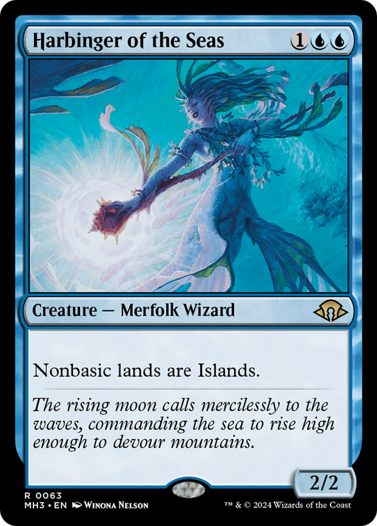 Harbinger of the Seas (MH3-063) - Modern Horizons 3 - Premium MTG Single from Wizards of the Coast - Just $2.27! Shop now at Game Crave Tournament Store