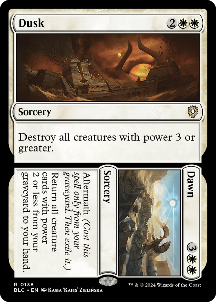Dusk // Dawn (BLC-138) - Bloomburrow Commander - Premium MTG Single from Wizards of the Coast - Just $0.25! Shop now at Game Crave Tournament Store