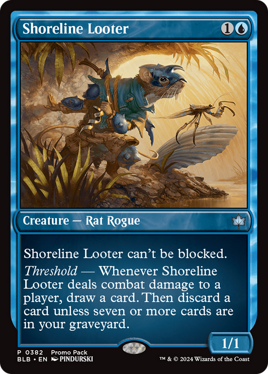 Shoreline Looter (BLB-382) - Bloomburrow - Premium MTG Single from Wizards of the Coast - Just $0.46! Shop now at Game Crave Tournament Store