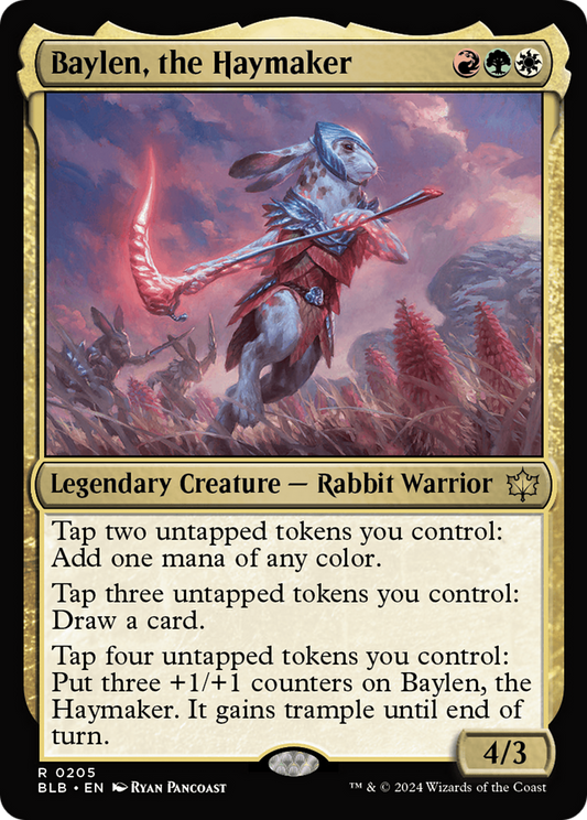 Baylen, the Haymaker (BLB-205) - Bloomburrow - Premium MTG Single from Wizards of the Coast - Just $0.55! Shop now at Game Crave Tournament Store