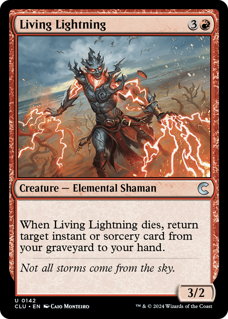 Living Lightning (CLU-142) - Ravnica: Clue Edition - Premium MTG Single from Wizards of the Coast - Just $0.25! Shop now at Game Crave Tournament Store
