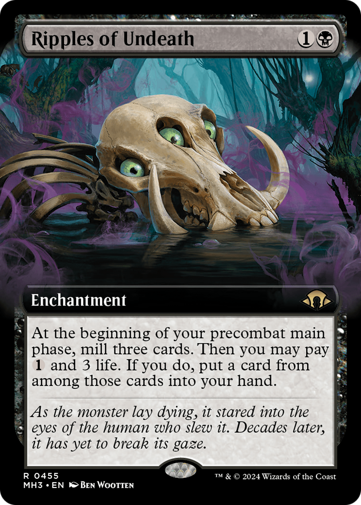 Ripples of Undeath (MH3-455) - Modern Horizons 3: (Extended Art) Foil - Premium MTG Single from Wizards of the Coast - Just $10.70! Shop now at Game Crave Tournament Store