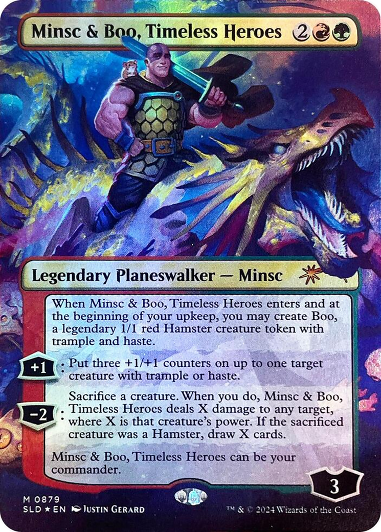 Minsc & Boo, Timeless Heroes (SLD-879) - Secret Lair Drop Foil - Premium MTG Single from Wizards of the Coast - Just $322.94! Shop now at Game Crave Tournament Store