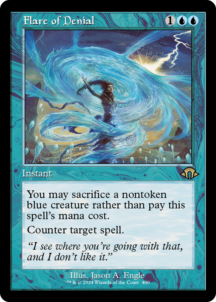 Flare of Denial (MH3-400) - Modern Horizons 3 Foil - Premium MTG Single from Wizards of the Coast - Just $16.99! Shop now at Game Crave Tournament Store