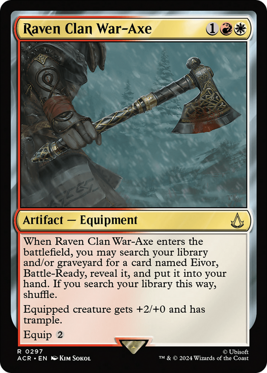 Raven Clan War-Axe (ACR-297) - Assassin's Creed - Premium MTG Single from Wizards of the Coast - Just $0.25! Shop now at Game Crave Tournament Store