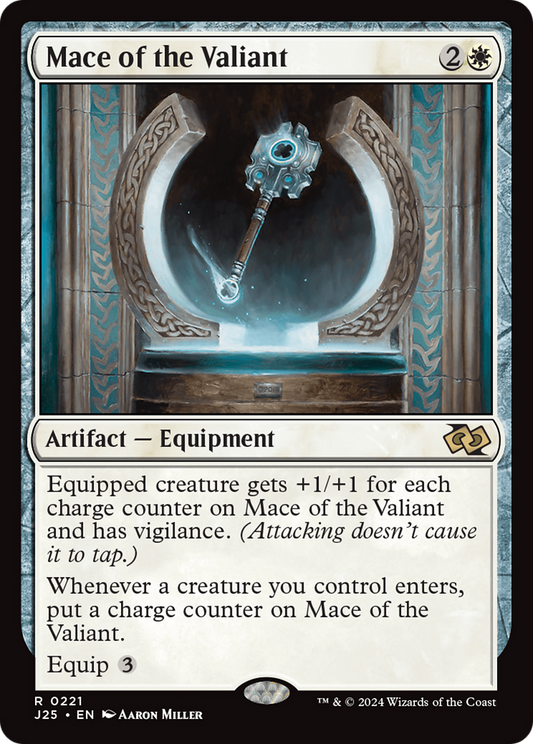 Mace of the Valiant (J25-221) - Foundations Jumpstart - Premium MTG Single from Wizards of the Coast - Just $0.25! Shop now at Game Crave Tournament Store