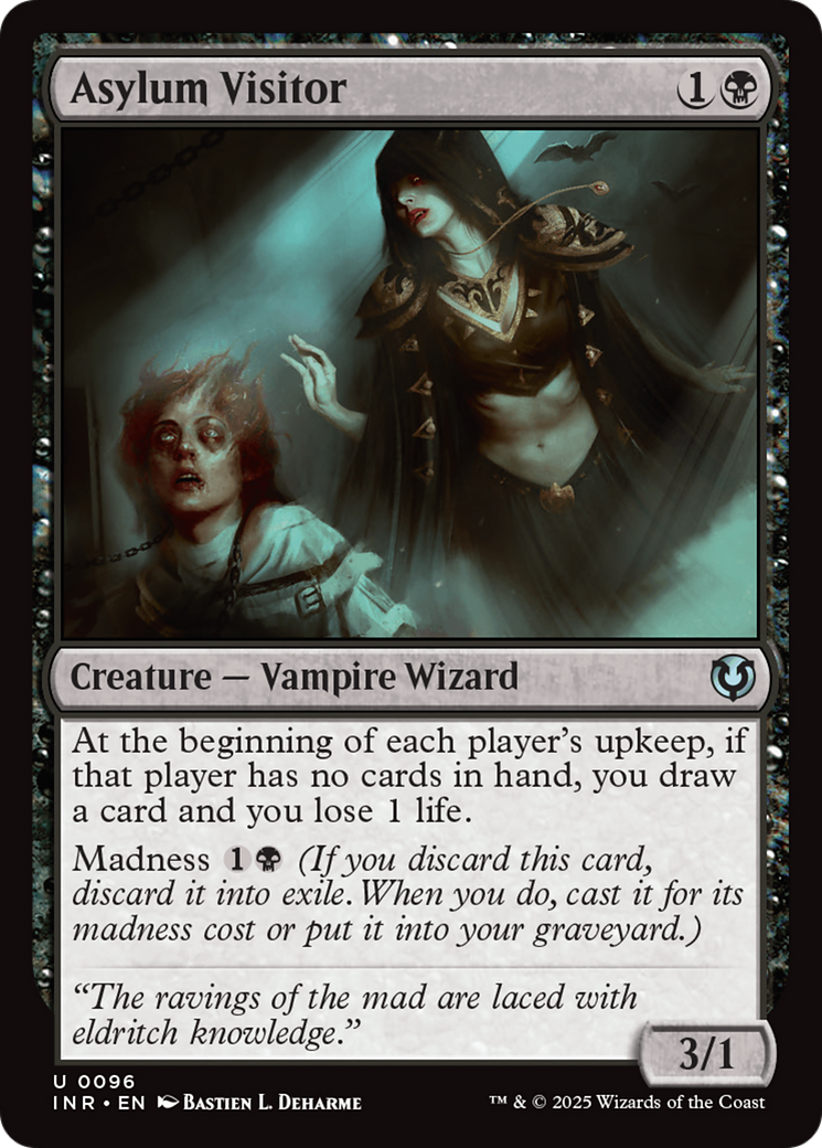 Asylum Visitor (-096) - Innistrad Remastered - Premium MTG Single from Wizards of the Coast - Just $0.72! Shop now at Game Crave Tournament Store