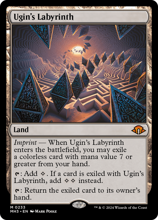 Ugin's Labyrinth (MH3-233) - Modern Horizons 3 - Premium MTG Single from Wizards of the Coast - Just $19.58! Shop now at Game Crave Tournament Store