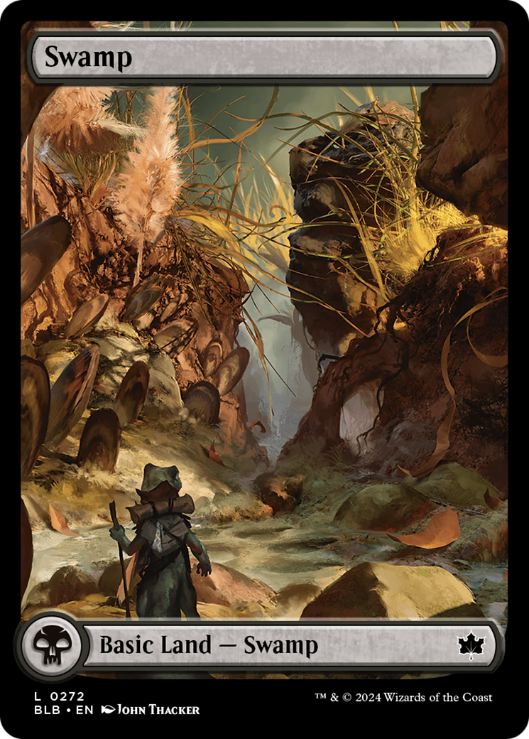 Swamp (BLB-272) - Bloomburrow - Premium MTG Single from Wizards of the Coast - Just $0.25! Shop now at Game Crave Tournament Store