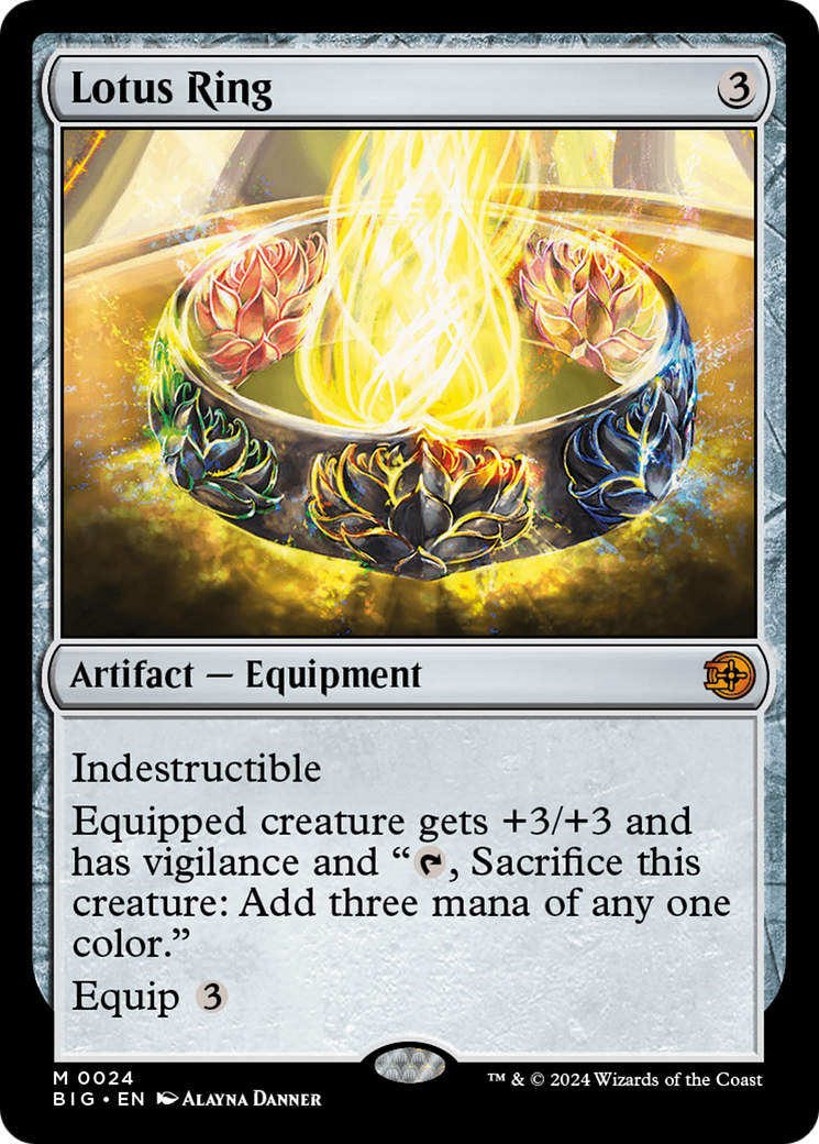 Lotus Ring (BIG-024) - The Big Score Foil - Premium MTG Single from Wizards of the Coast - Just $2.25! Shop now at Game Crave Tournament Store