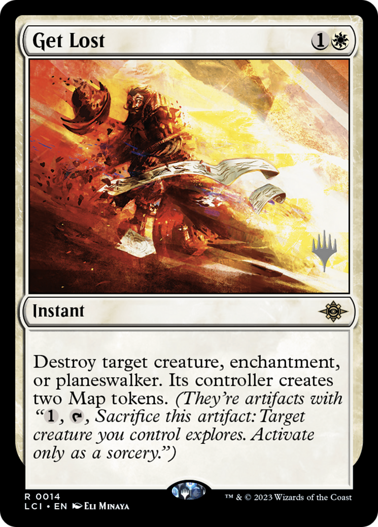 Get Lost (PLCI-14P) - The Lost Caverns of Ixalan Promos Foil - Premium MTG Single from Wizards of the Coast - Just $4.33! Shop now at Game Crave Tournament Store