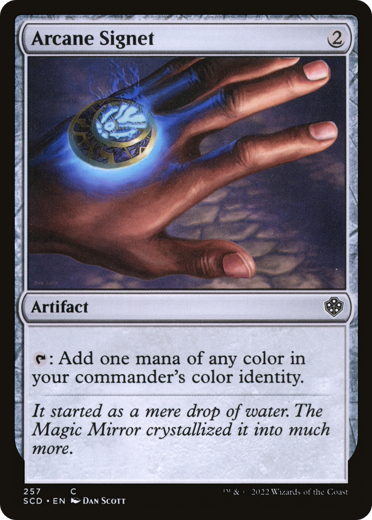 Arcane Signet (SCD-257) - Starter Commander Decks - Premium MTG Single from Wizards of the Coast - Just $0.34! Shop now at Game Crave Tournament Store