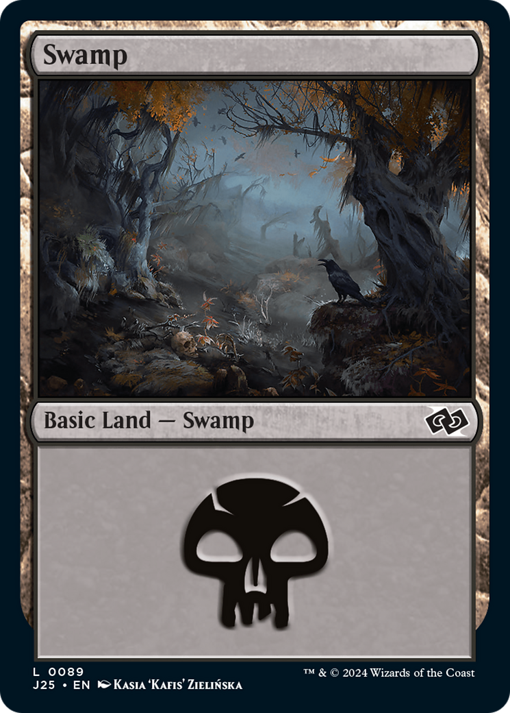 Swamp (J25-089) - Foundations Jumpstart - Premium MTG Single from Wizards of the Coast - Just $0.25! Shop now at Game Crave Tournament Store