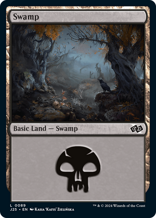 Swamp (J25-089) - Foundations Jumpstart - Premium MTG Single from Wizards of the Coast - Just $0.25! Shop now at Game Crave Tournament Store