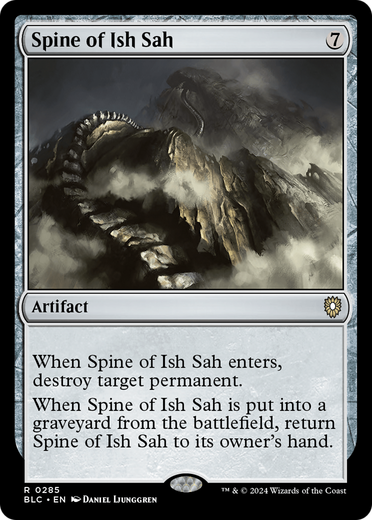Spine of Ish Sah (BLC-285) - Bloomburrow Commander - Premium MTG Single from Wizards of the Coast - Just $0.25! Shop now at Game Crave Tournament Store