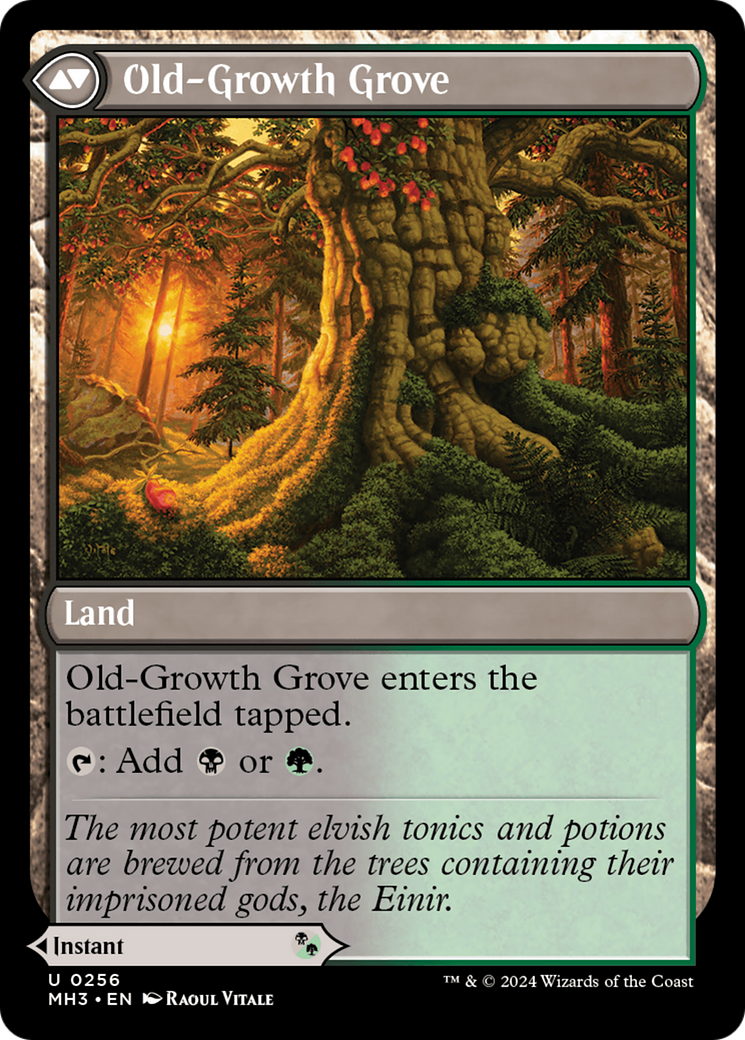 Revitalizing Repast // Old-Growth Grove (MH3-256) - Modern Horizons 3 Foil - Premium MTG Single from Wizards of the Coast - Just $1.62! Shop now at Game Crave Tournament Store