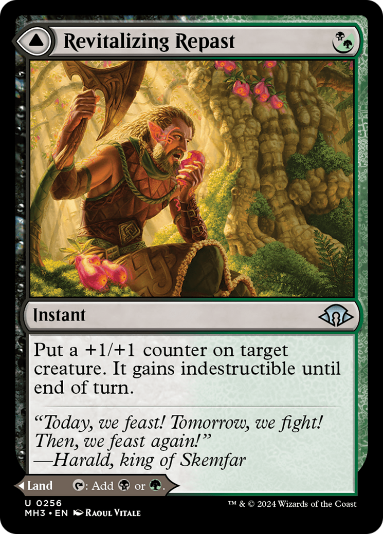 Revitalizing Repast // Old-Growth Grove (MH3-256) - Modern Horizons 3 - Premium MTG Single from Wizards of the Coast - Just $0.51! Shop now at Game Crave Tournament Store