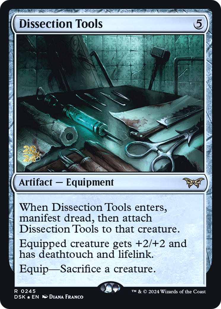 Dissection Tools (PDSK-245S) - Duskmourn: House of Horror Promos Foil - Premium MTG Single from Wizards of the Coast - Just $0.48! Shop now at Game Crave Tournament Store