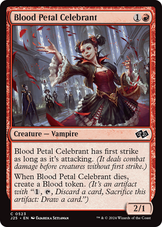 Blood Petal Celebrant (J25-523) - Foundations Jumpstart - Premium MTG Single from Wizards of the Coast - Just $0.25! Shop now at Game Crave Tournament Store