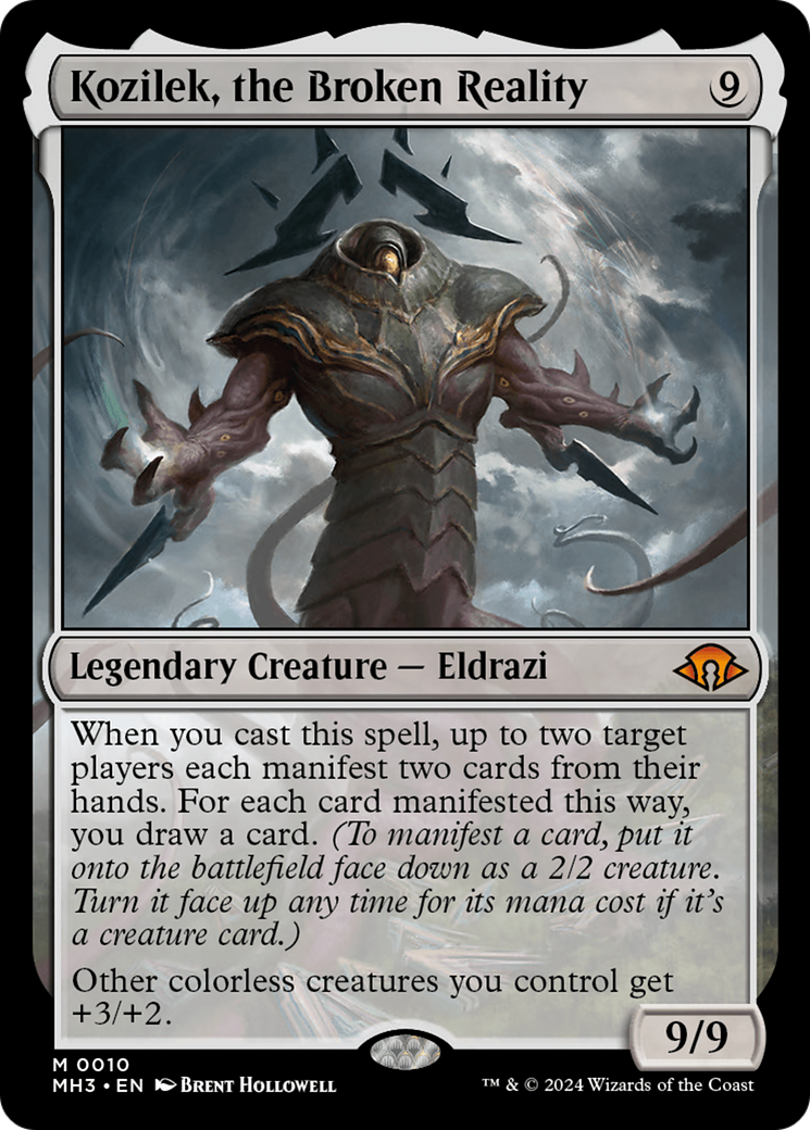 Kozilek, the Broken Reality (MH3-010) - Modern Horizons 3 - Premium MTG Single from Wizards of the Coast - Just $4.17! Shop now at Game Crave Tournament Store