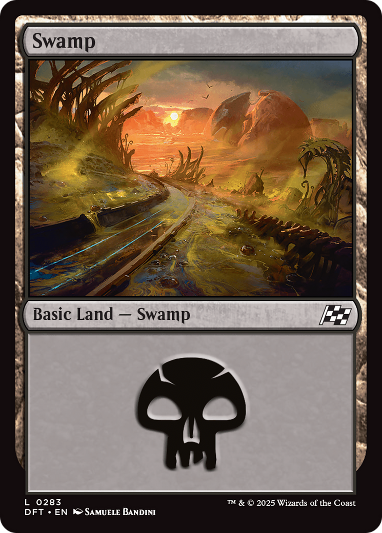 Swamp (0283) (DFT-283) - Aetherdrift Foil - Premium MTG Single from Wizards of the Coast - Just $0.08! Shop now at Game Crave Tournament Store