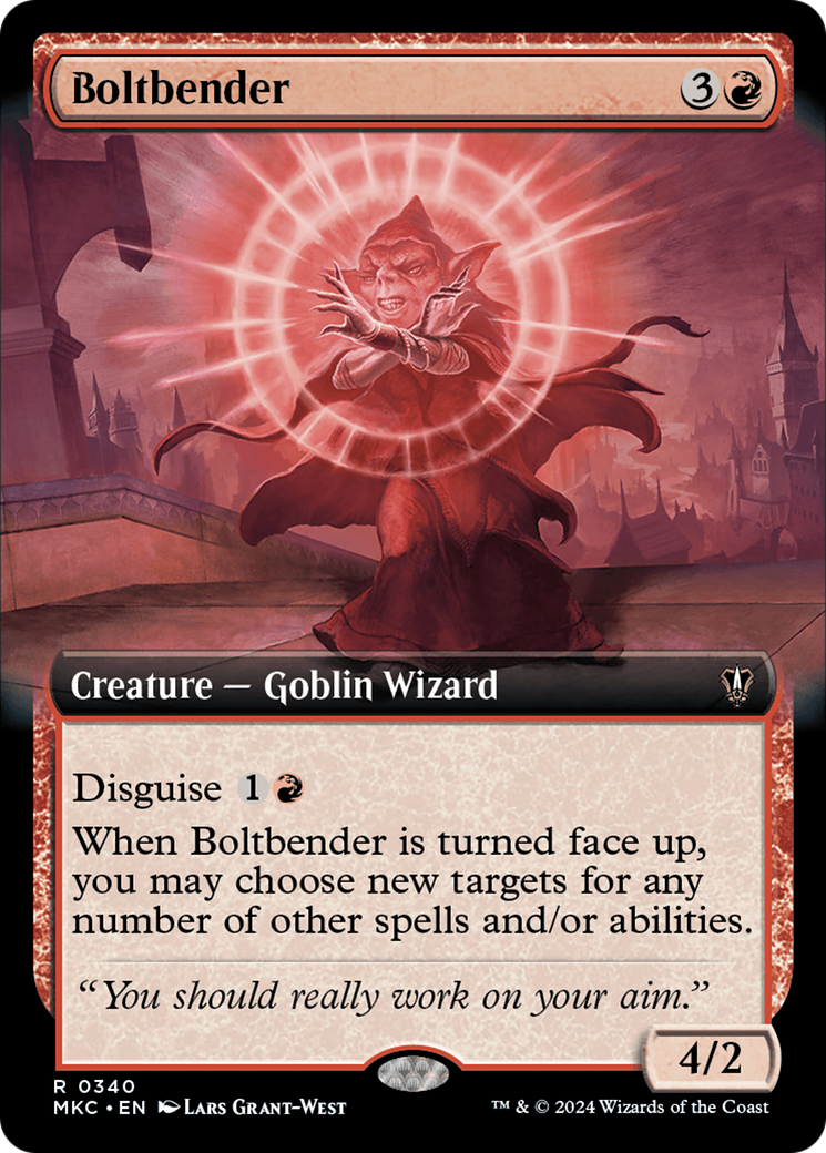 Boltbender (MKC-340) - Murders at Karlov Manor Commander: (Extended Art) - Premium MTG Single from Wizards of the Coast - Just $0.25! Shop now at Game Crave Tournament Store