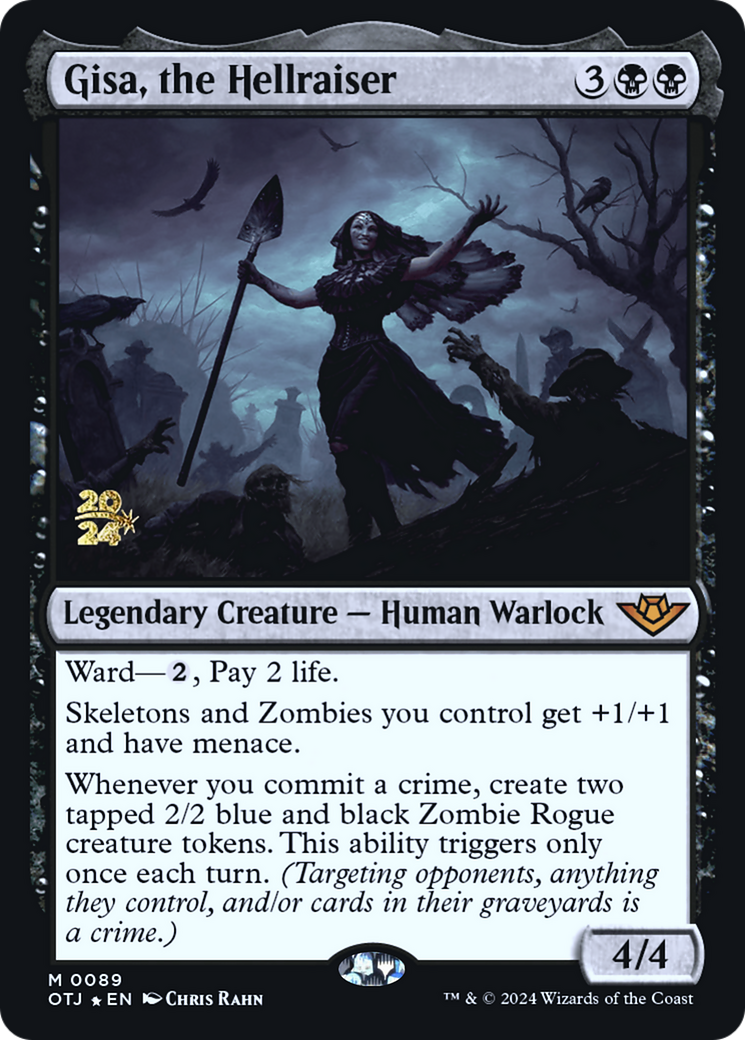 Gisa, the Hellraiser (POTJ-89S) - Outlaws of Thunder Junction Promos Foil - Premium MTG Single from Wizards of the Coast - Just $6.14! Shop now at Game Crave Tournament Store