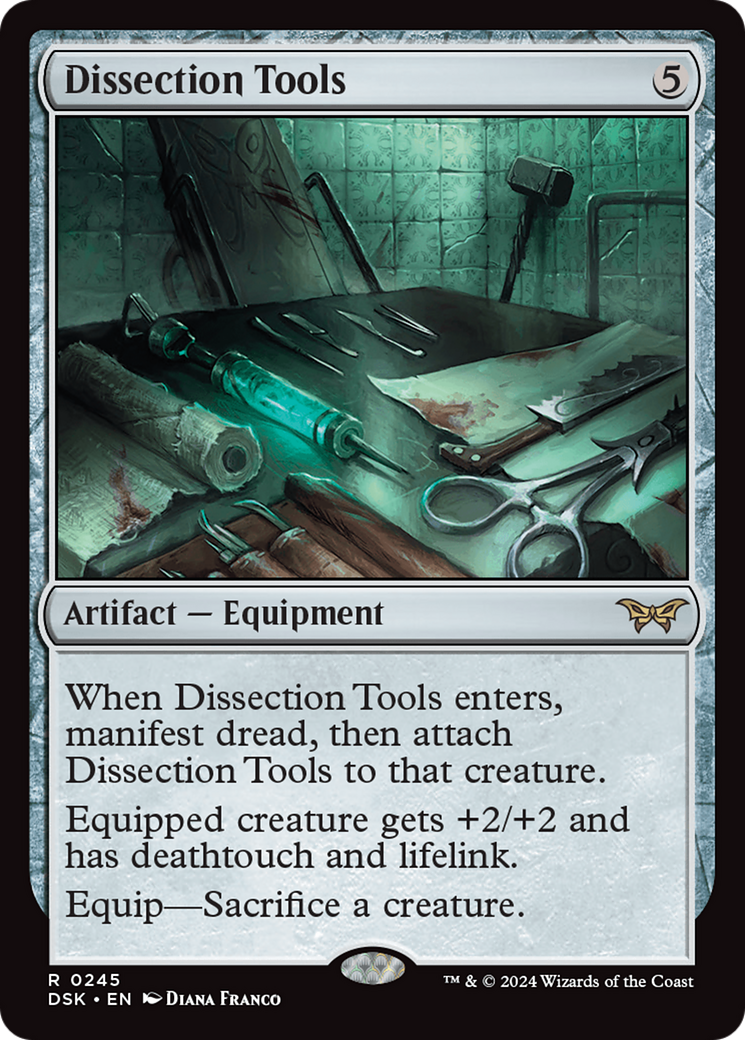 Dissection Tools (DSK-245) - Duskmourn: House of Horror - Premium MTG Single from Wizards of the Coast - Just $0.25! Shop now at Game Crave Tournament Store