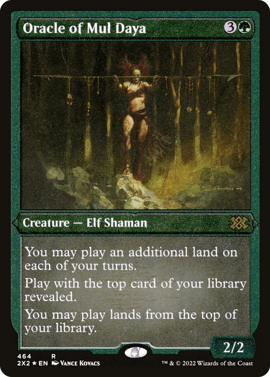 Oracle of Mul Daya (Foil Etched) (2X2-464) - Double Masters 2022 Foil