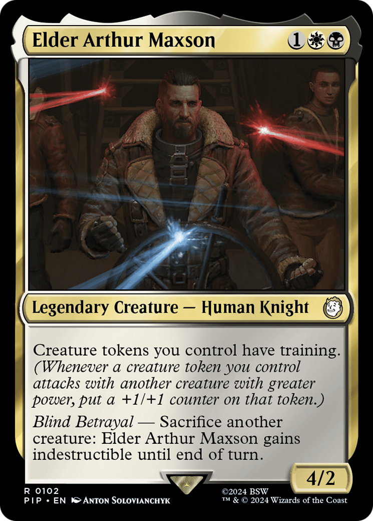 Elder Arthur Maxson (PIP-102) - Fallout - Premium MTG Single from Wizards of the Coast - Just $0.25! Shop now at Game Crave Tournament Store