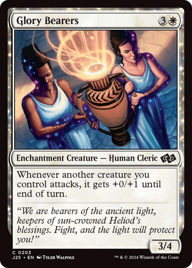 Glory Bearers (J25-203) - Foundations Jumpstart - Premium MTG Single from Wizards of the Coast - Just $0.25! Shop now at Game Crave Tournament Store